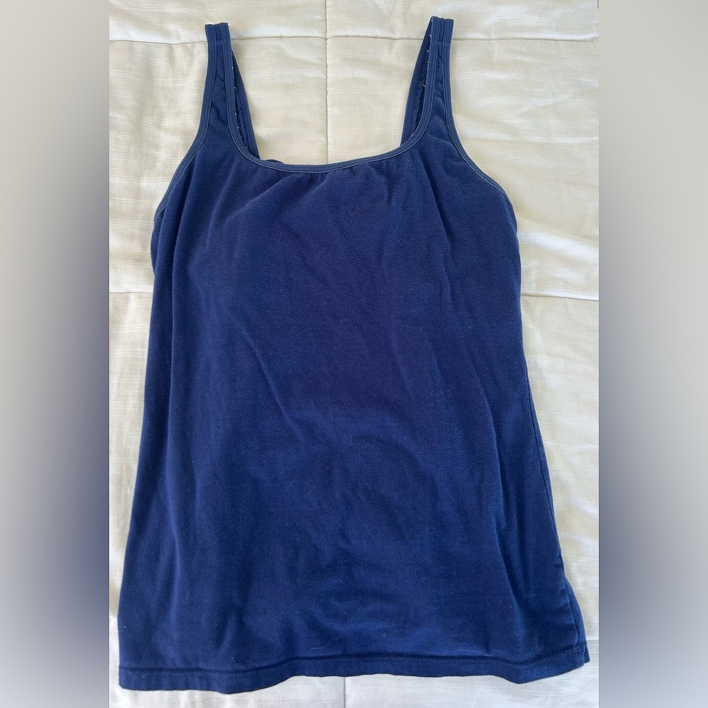 Blue tank top size medium from Amazon